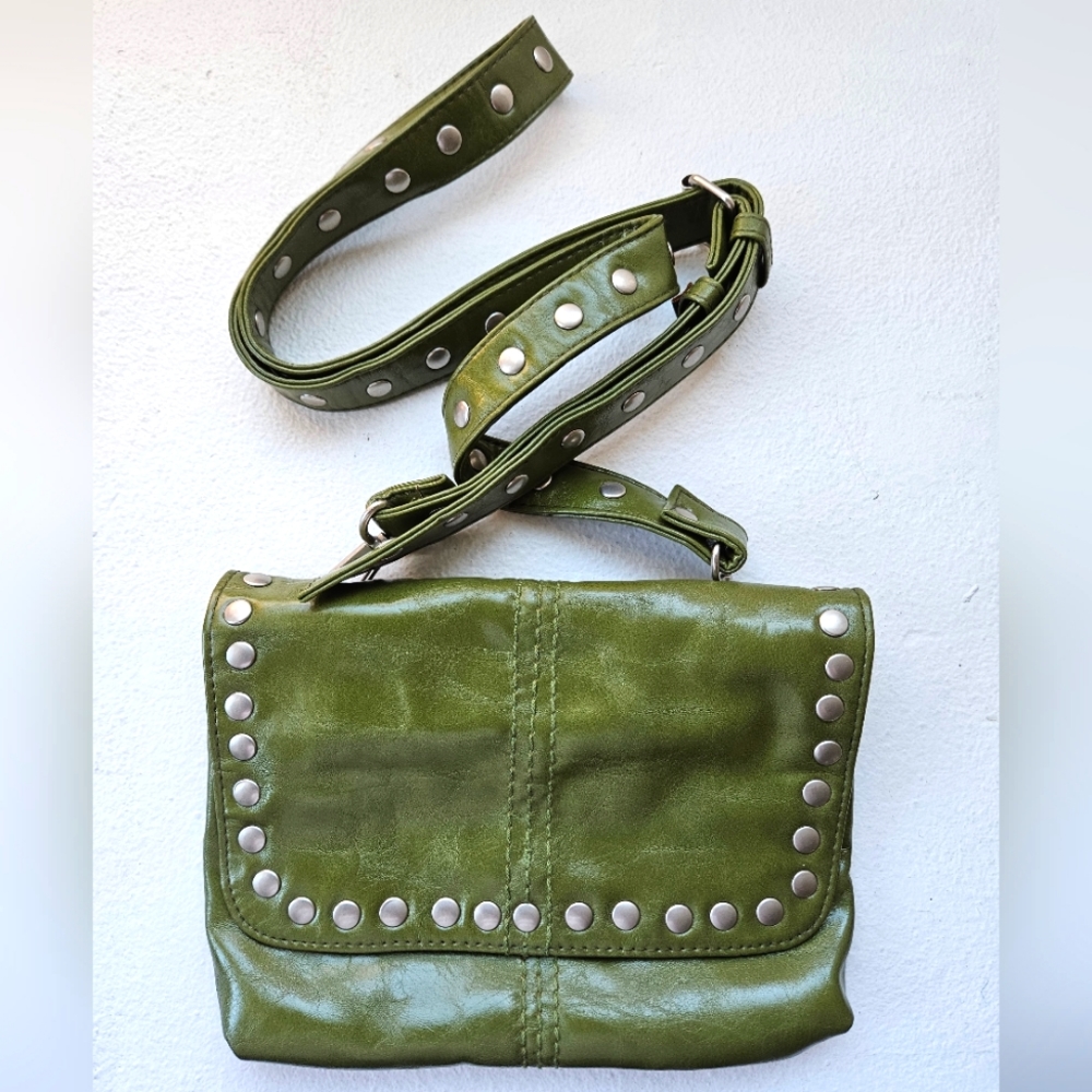 Vegan Sacchetto Crossbody bag Green by Tokyo Bay NWT!